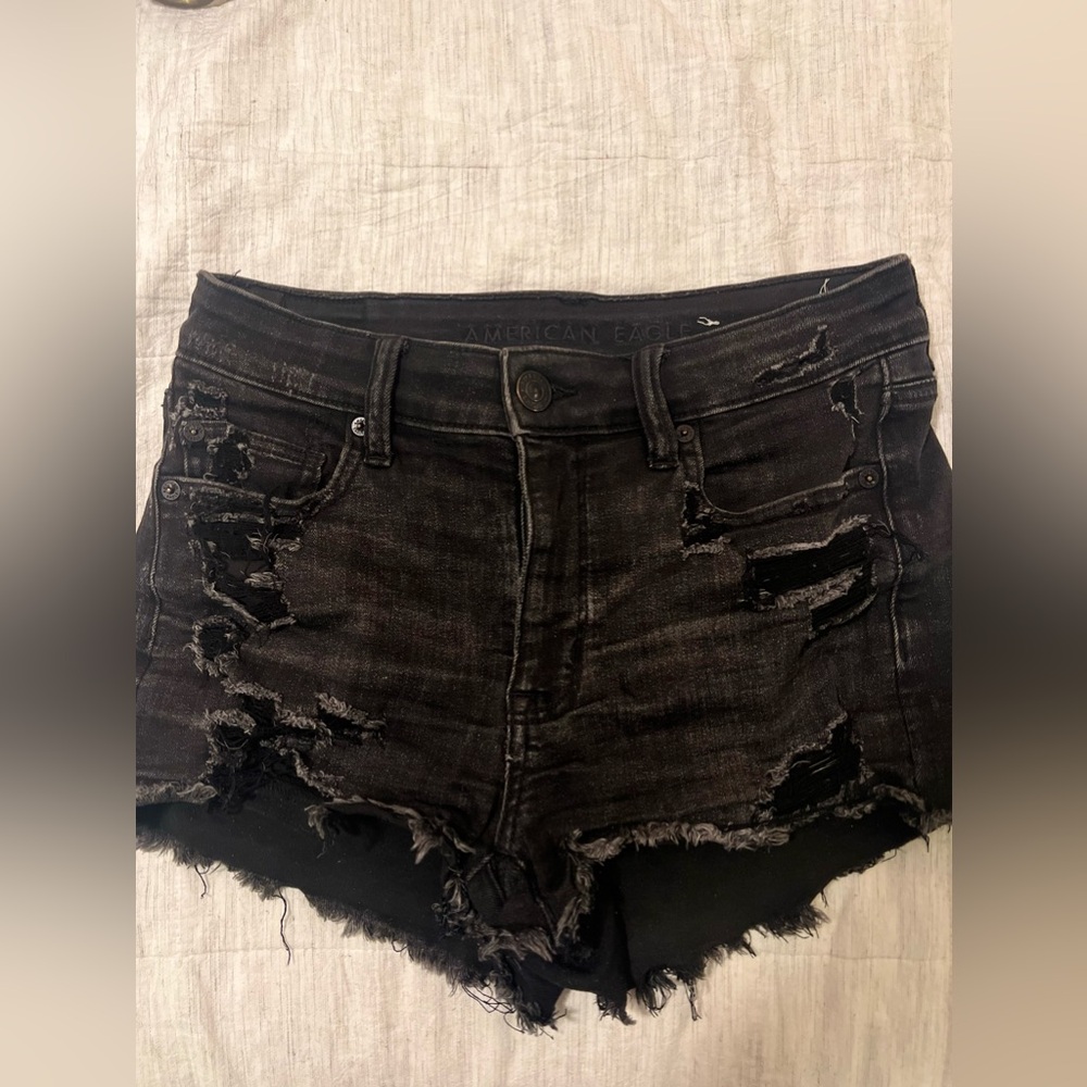 American Eagle Black Jean shorts